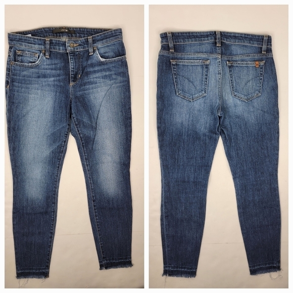 Joes Jeans Sz 28 Colletti Jeans Skinny Fray Released Hem Womens - Picture 1 of 9